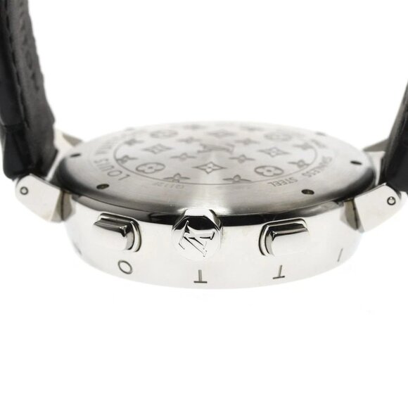 LOUIS VUITTON Tambour Q112F Chronograph Brown Dial Automatic Men's Watch_888587 - Picture 4 of 7